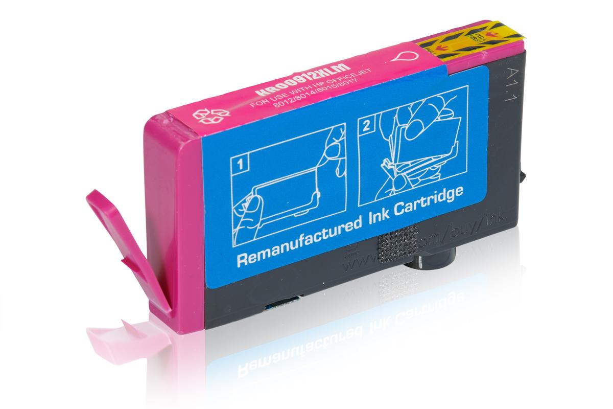 Kompatibel zu HP 3YL82AE / 912XL Tintenpatrone, magenta