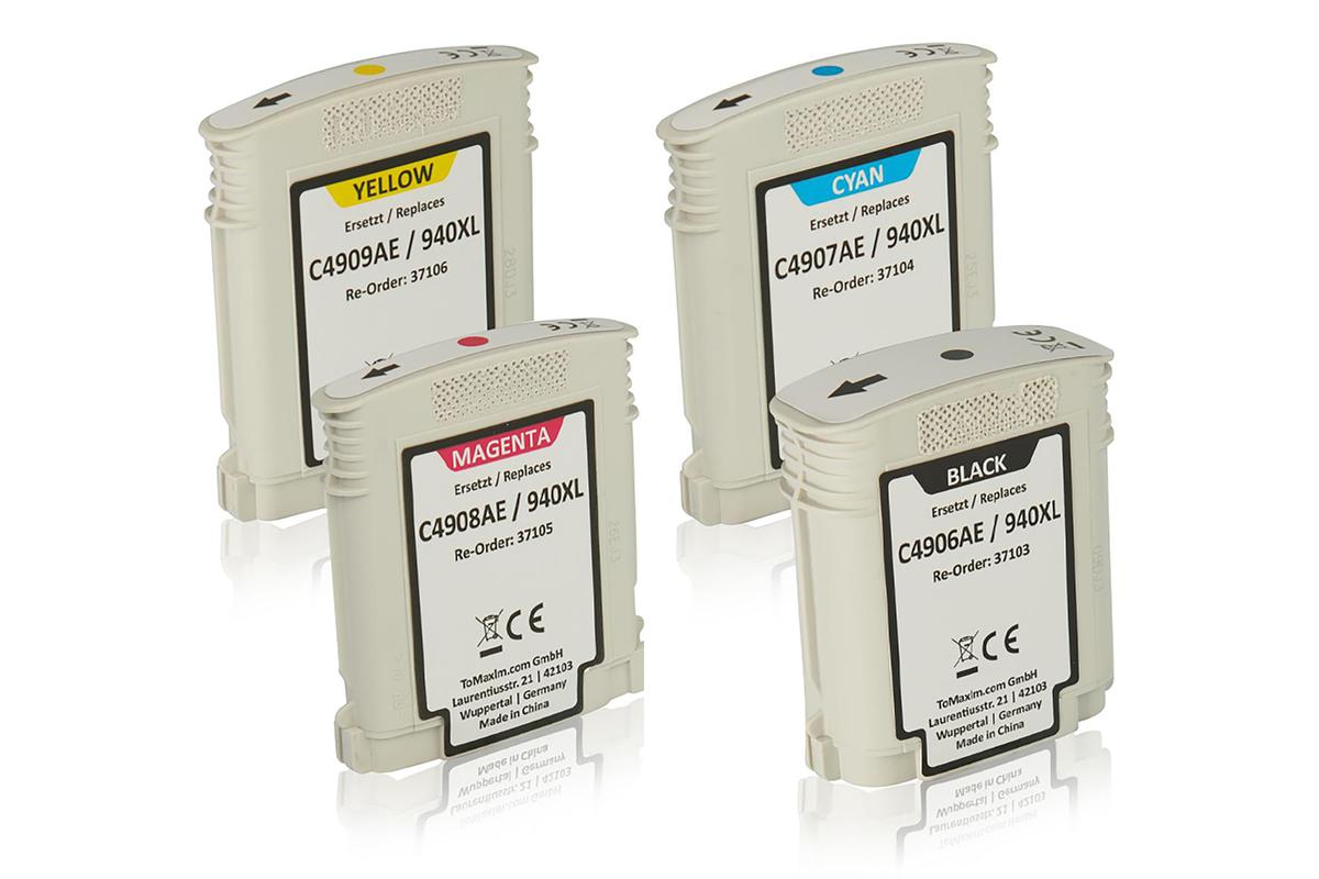 Kompatibel zu HP C 2 N 93 AE / 940XL Tintenpatrone, Multipack