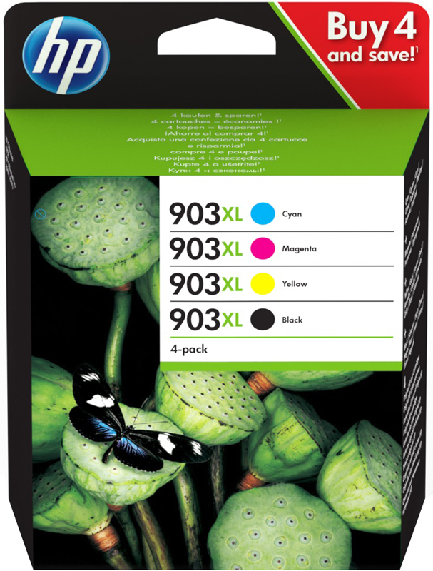 Original HP 3HZ51AE / 903XL Tintenpatrone Multipack