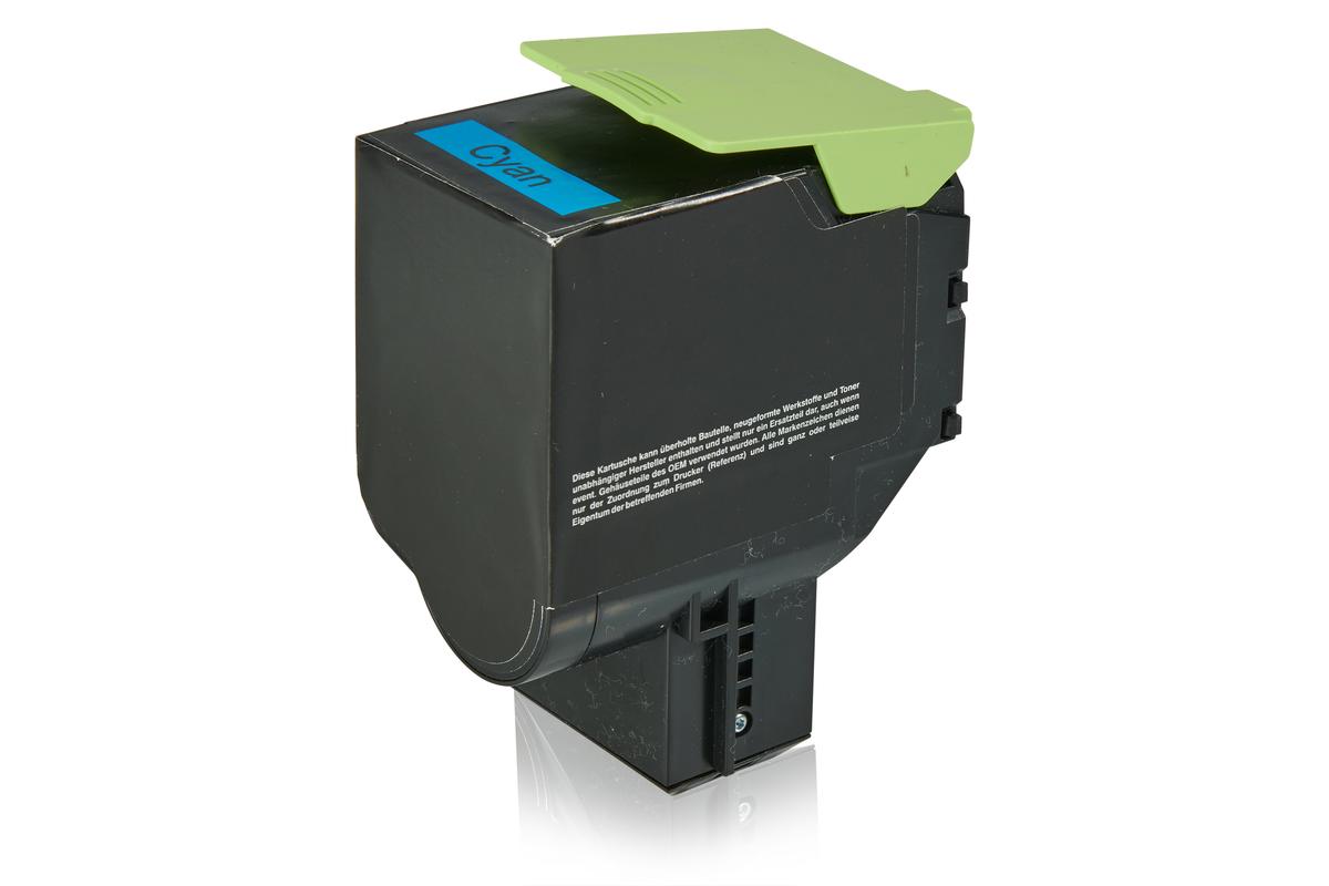 Kompatibel zu Lexmark C242XC0 Tonerkartusche, cyan