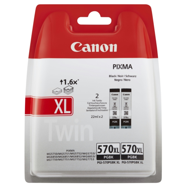 Original Canon 0318C010 / PGI570PGBKXL Tintenpatrone Pigment schwarz