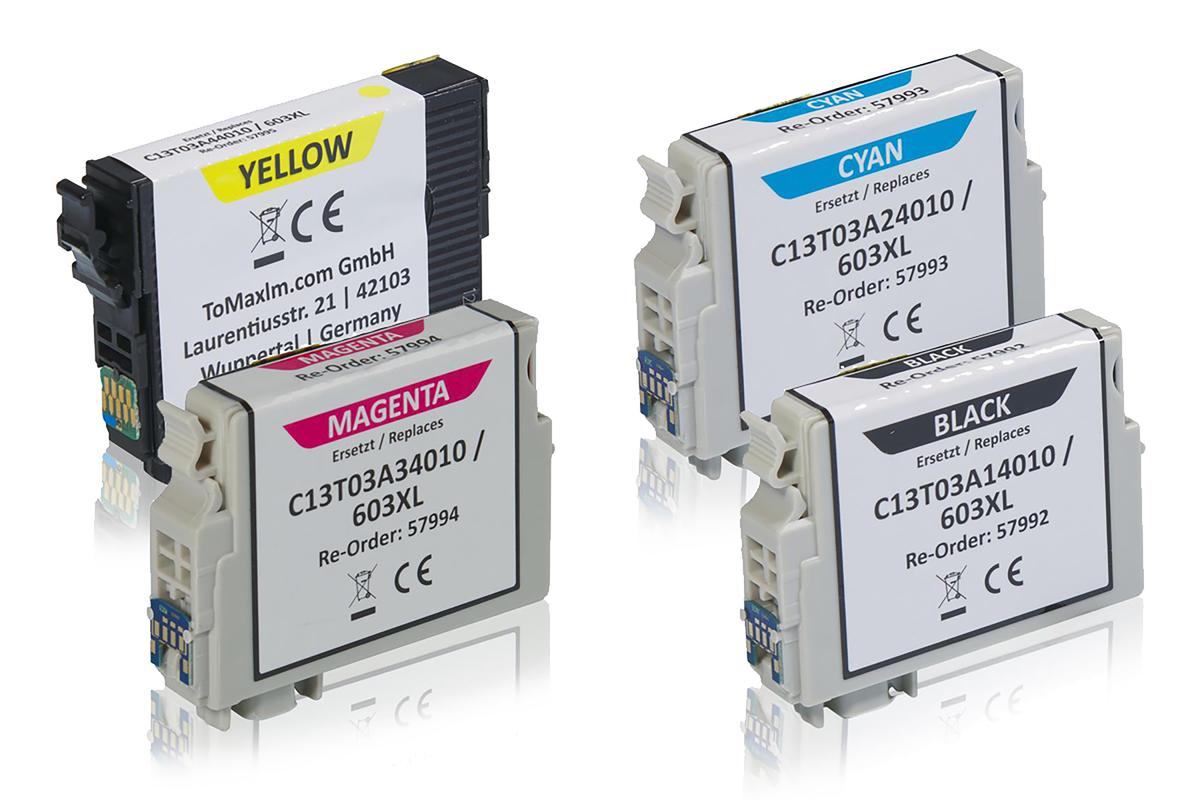 Kompatibel zu Epson C13T03A64010 / 603XL Tintenpatrone, Multipack