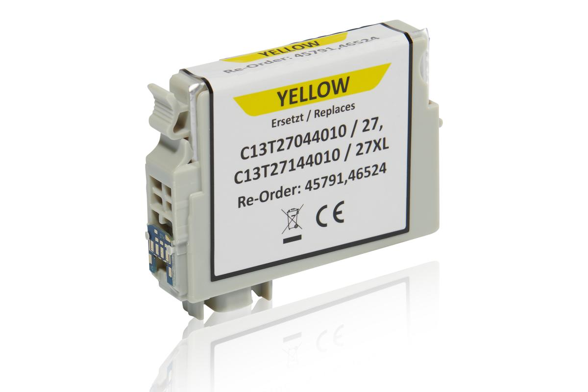 Kompatibel zu Epson C13T27044010 / 27 Tintenpatrone, gelb