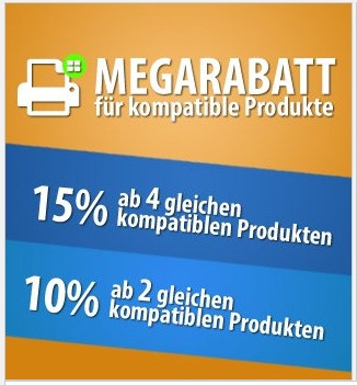 Bis zu 15% Rabatt auf kompatible Toner, Druckerpatronen & Druckerzubehör bei Toner-Up.de Bis zu 15% Rabatt auf kompatible Toner, Druckerpatronen & Druckerzubehör bei Toner-Up.de