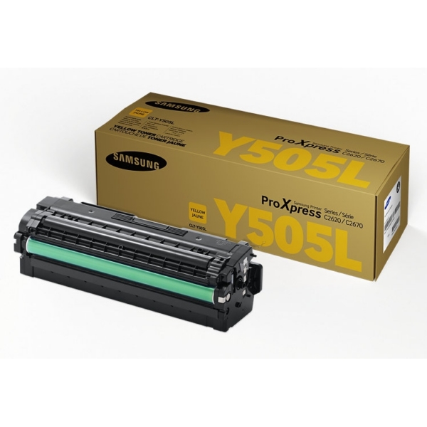 Original Samsung / HP SU512A / CLTY505L Toner gelb