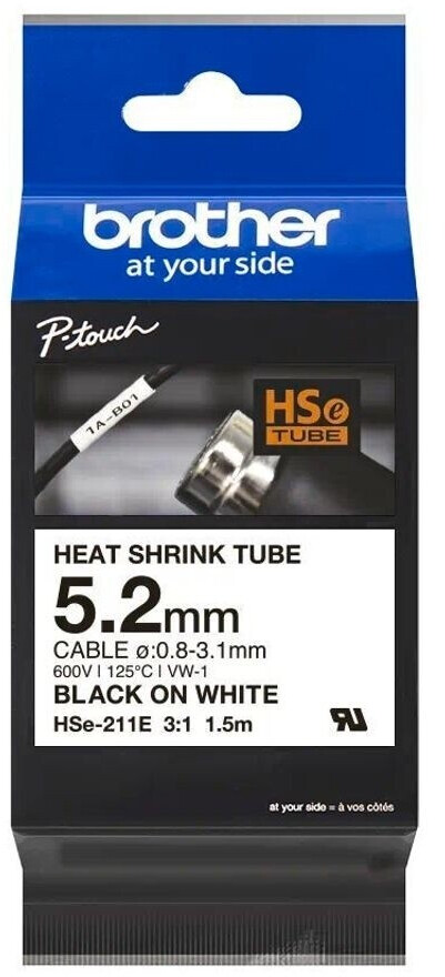 Original Brother HSE-211E Heissschrumpfschlauch