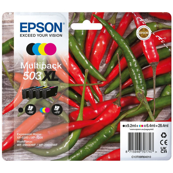 Original Epson C13T09R64010 / 503XL Tintenpatrone Multipack