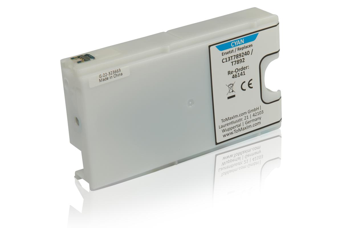 Kompatibel zu Epson C13T789240 / T7892XXL Tintenpatrone, cyan