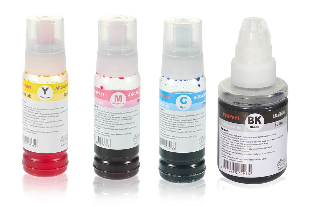 Multipack kompatibel zu Canon 4529C001 / GI-51PGBK enthält 4x Tintenflasche