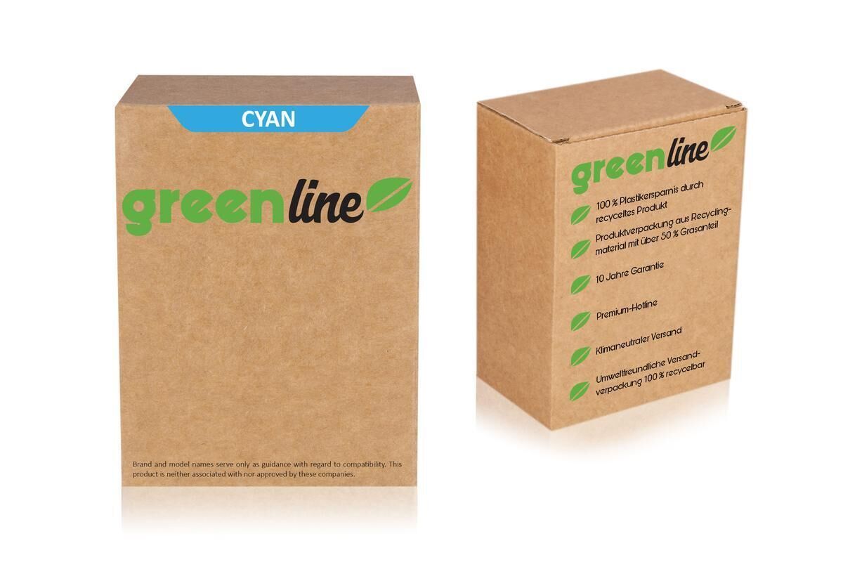 greenline ersetzt HP 3JA27AE / 963XL Tintenpatrone, cyan