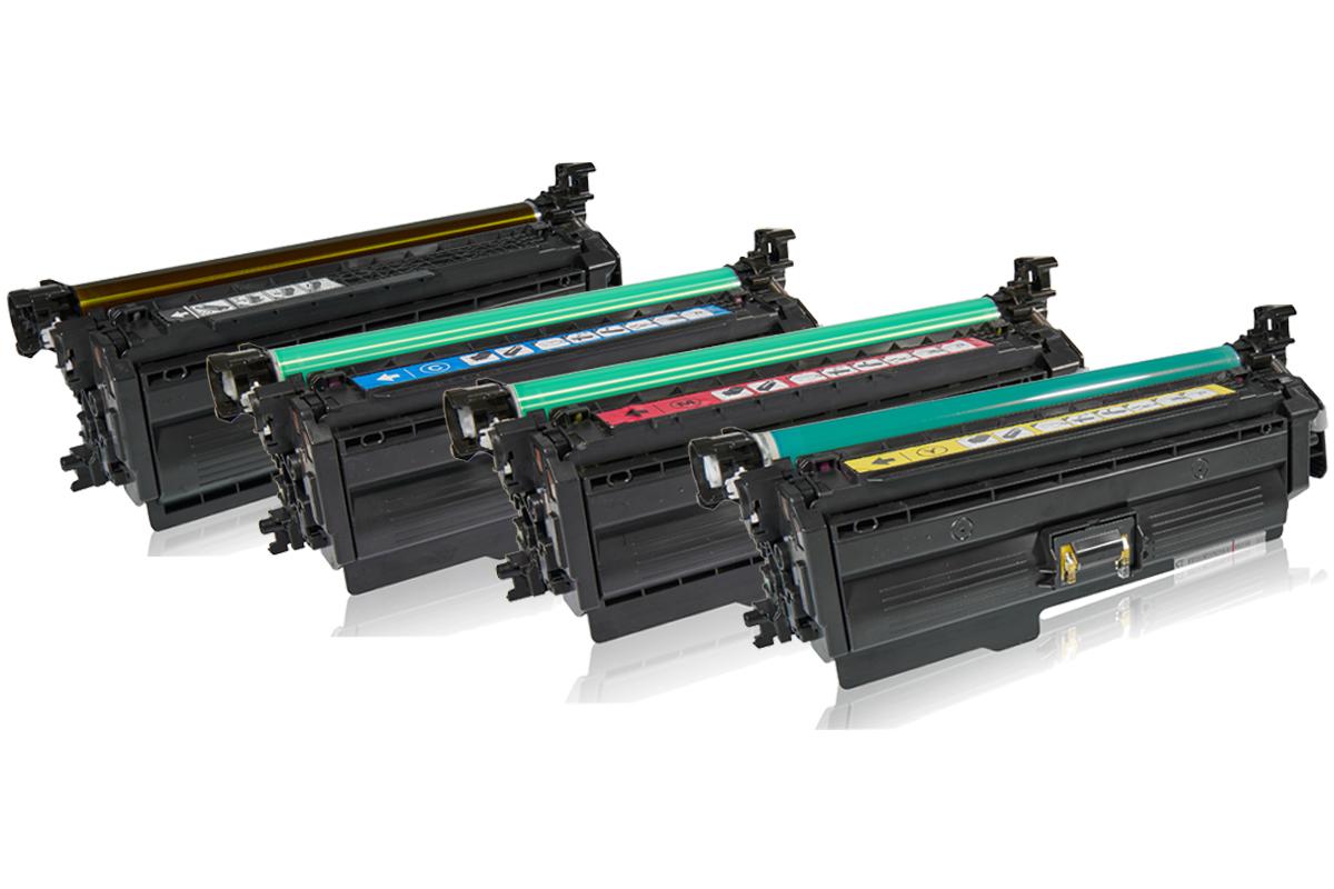 Multipack kompatibel zu HP 654A / 654X enthält 4x Tonerkartusche