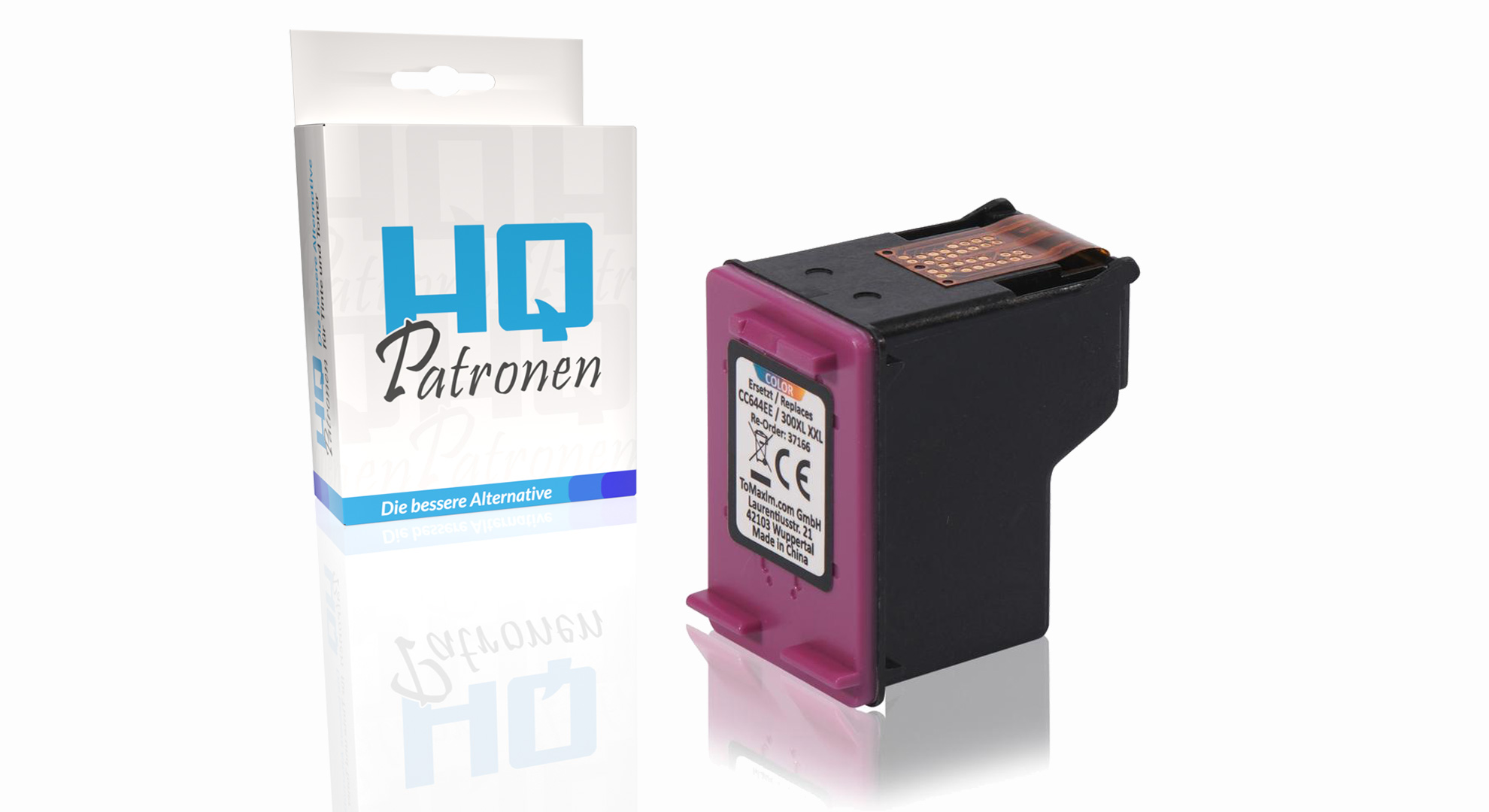 Kompatibel zu HP CC644EE / 300XL Druckkopfpatrone, color