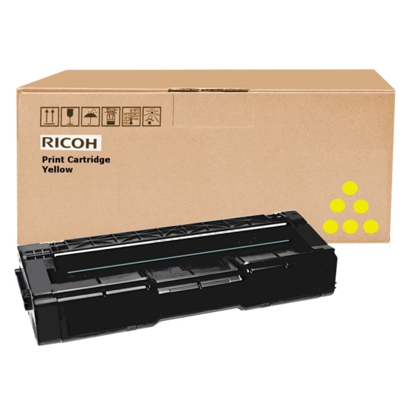 Original Ricoh 406351 / SPC310HE Toner gelb