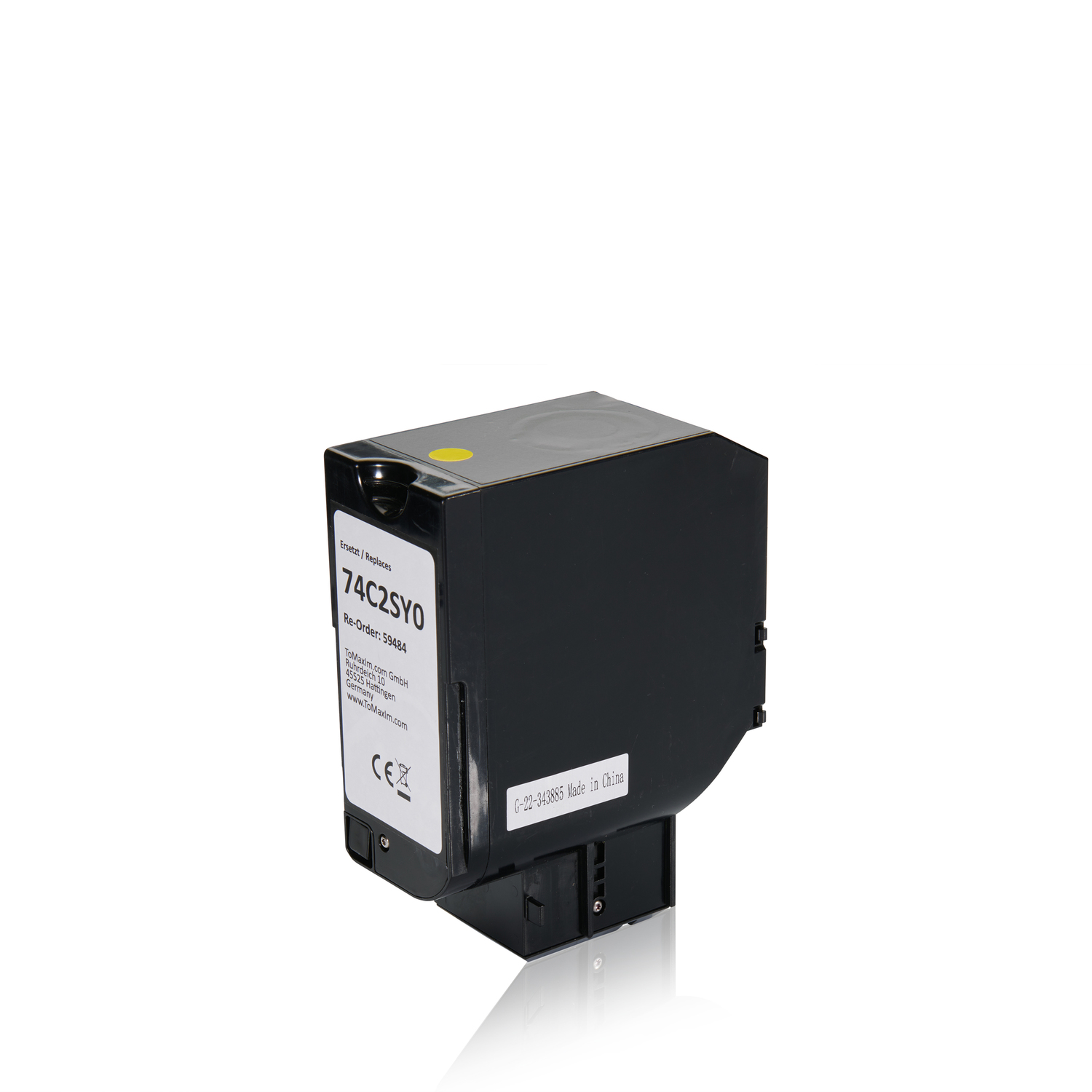 Kompatibel zu Lexmark 74C2SY0 Tonerkartusche, gelb