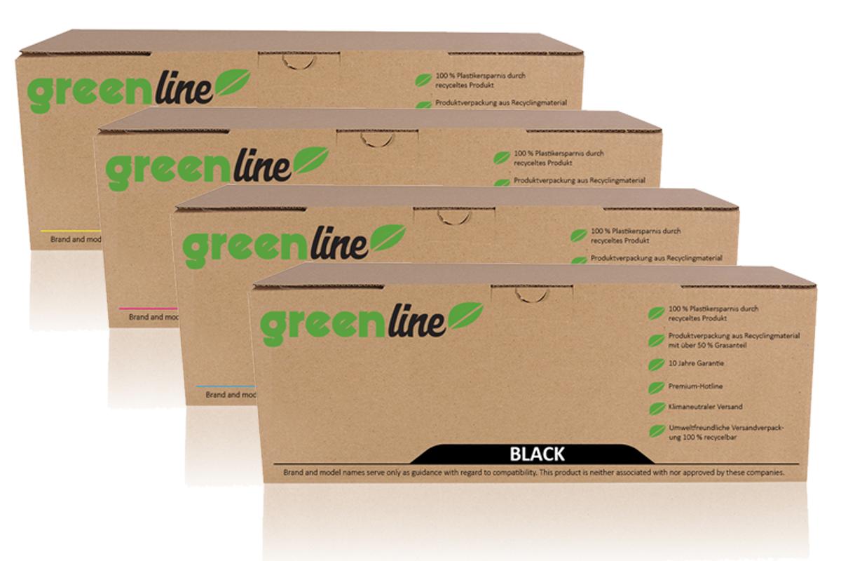 greenline Multipack ersetzt HP CE400X / 507X enthält 4x Tonerkartusche