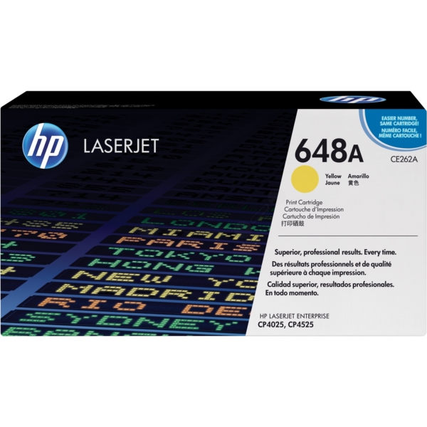 Original HP CE262A / 648A Toner gelb