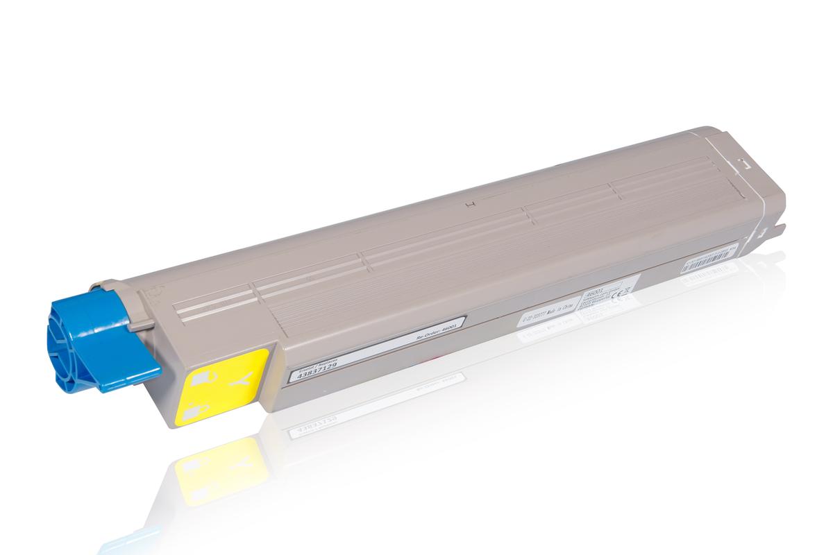 Kompatibel zu OKI 43837129 / C9600 Tonerkartusche, gelb