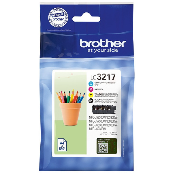 Original Brother LC3217VALDR Tintenpatrone Multipack