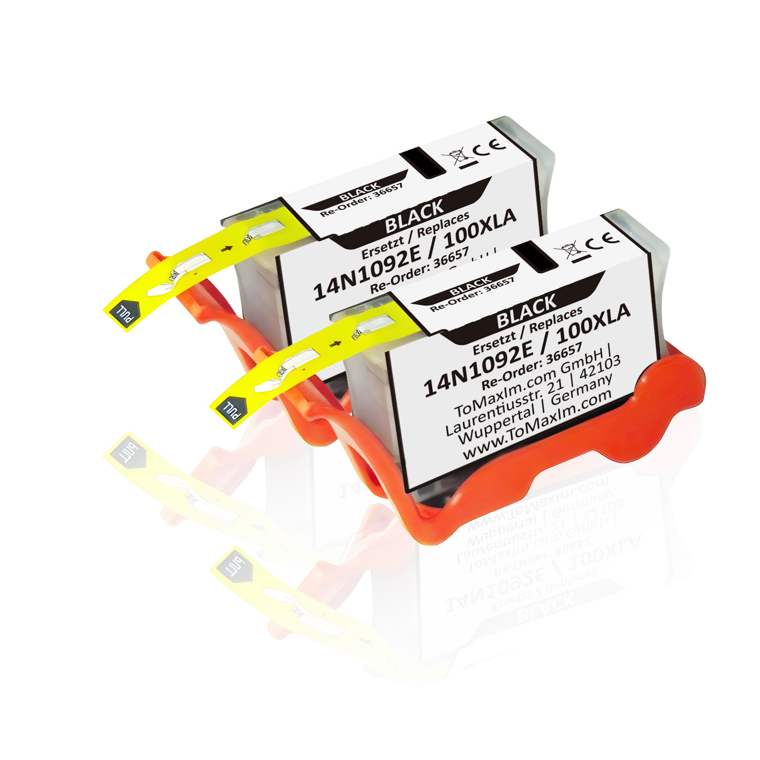 Sparset kompatibel zu Lexmark 14N1092E / 100XLA XXL enthält 2x Tintenpatrone