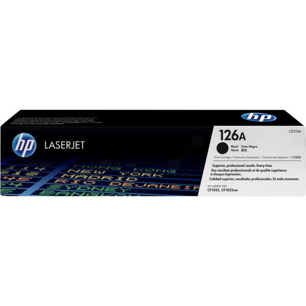 Original HP CE310A / 126A Toner schwarz