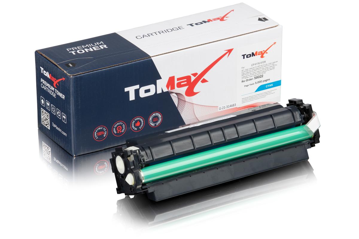 ToMax Premium ersetzt HP CF411X / 410X Toner Cyan