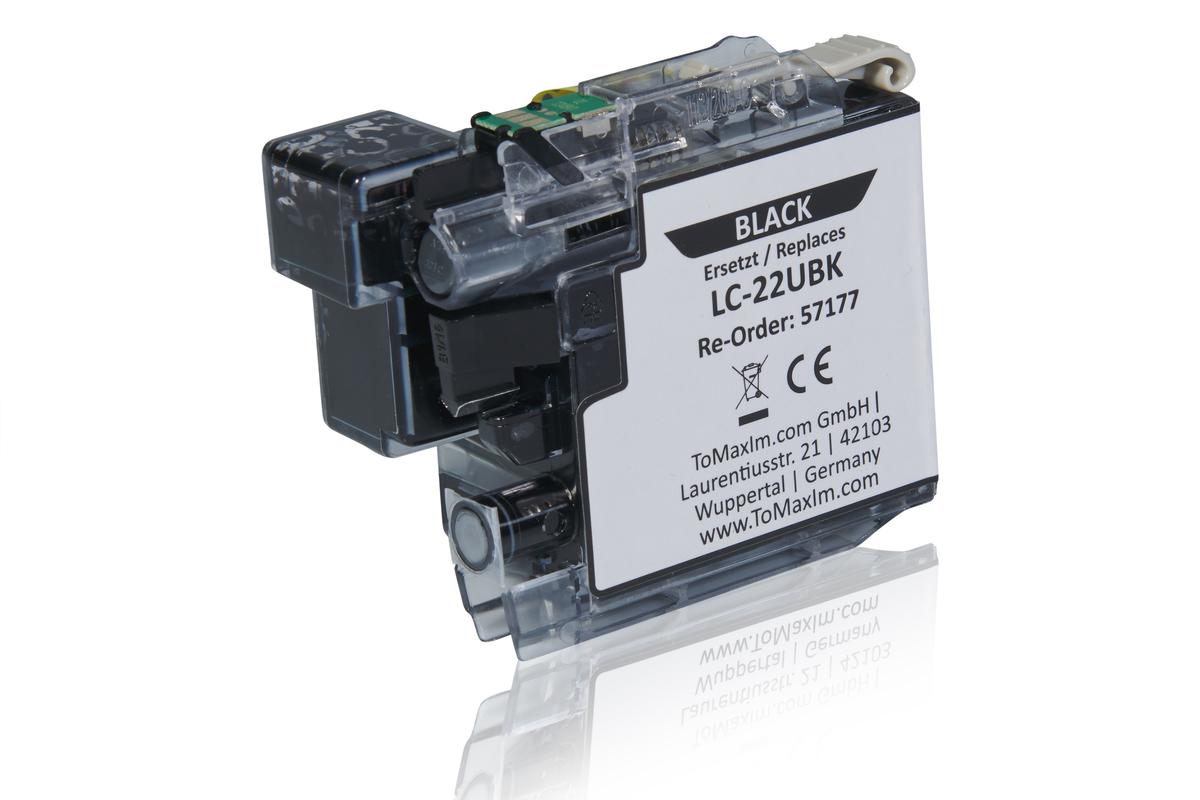 Kompatibel zu Brother LC-22UBK Tintenpatrone, schwarz