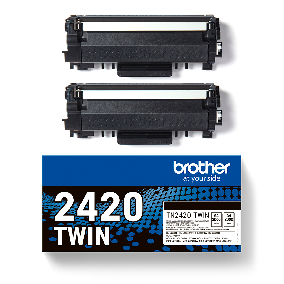 Original Brother TN2420TWIN Toner schwarz