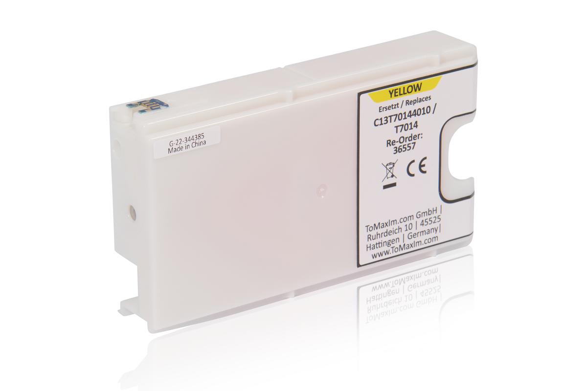 Kompatibel zu Epson C13T70144010 / T7014 Tintenpatrone, gelb