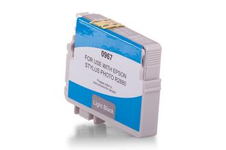 Kompatibel zu Epson C13T09674010 / T0967 Tintenpatrone, schwarz