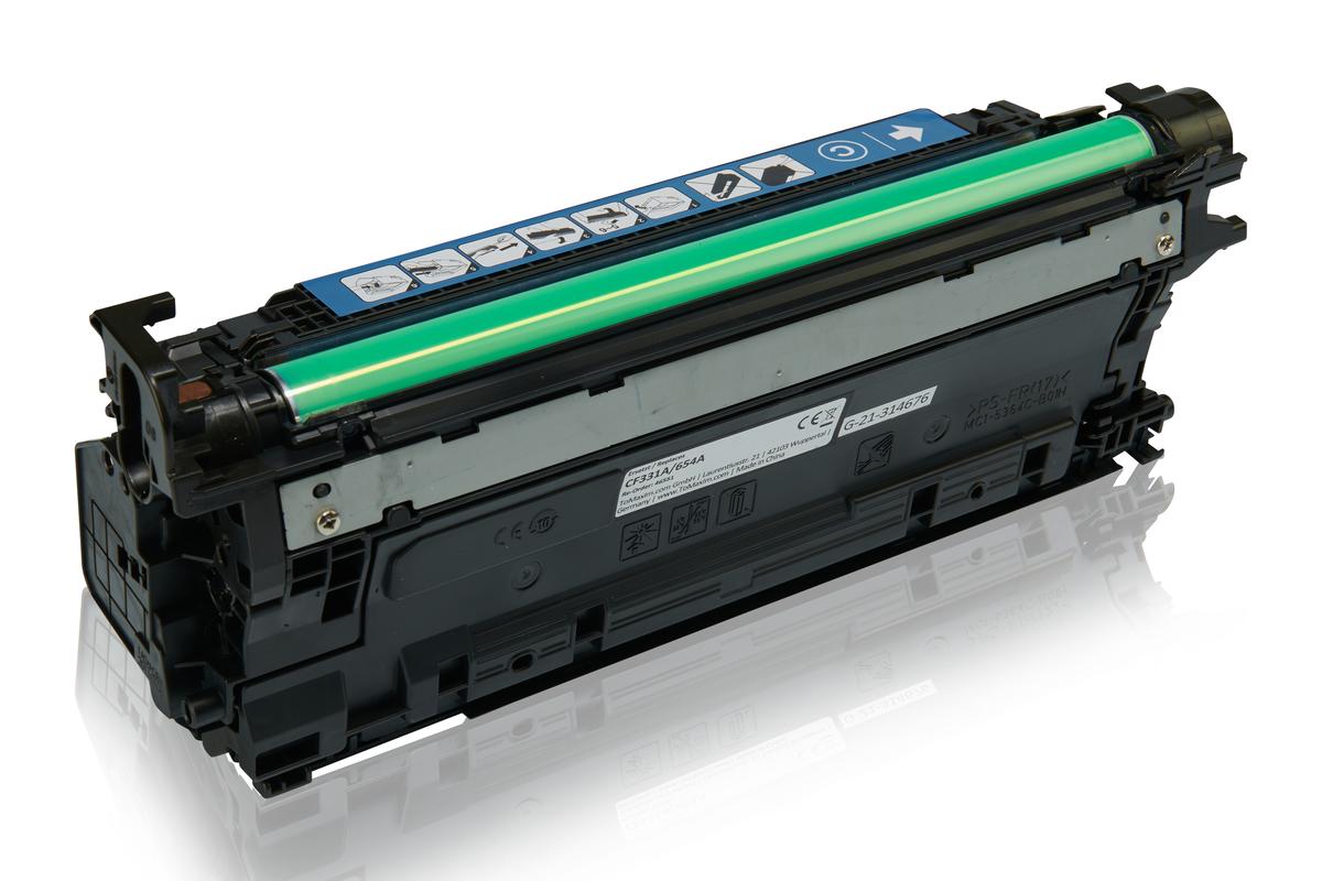 Kompatibel zu HP CF331A / 654A Tonerkartusche, cyan