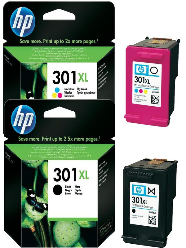 Original HP 301XL Druckkopfpatrone Multipack