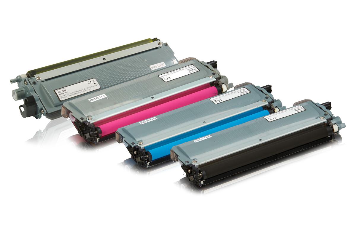 Multipack kompatibel zu Brother TN-230 enthält 4x Tonerkartusche