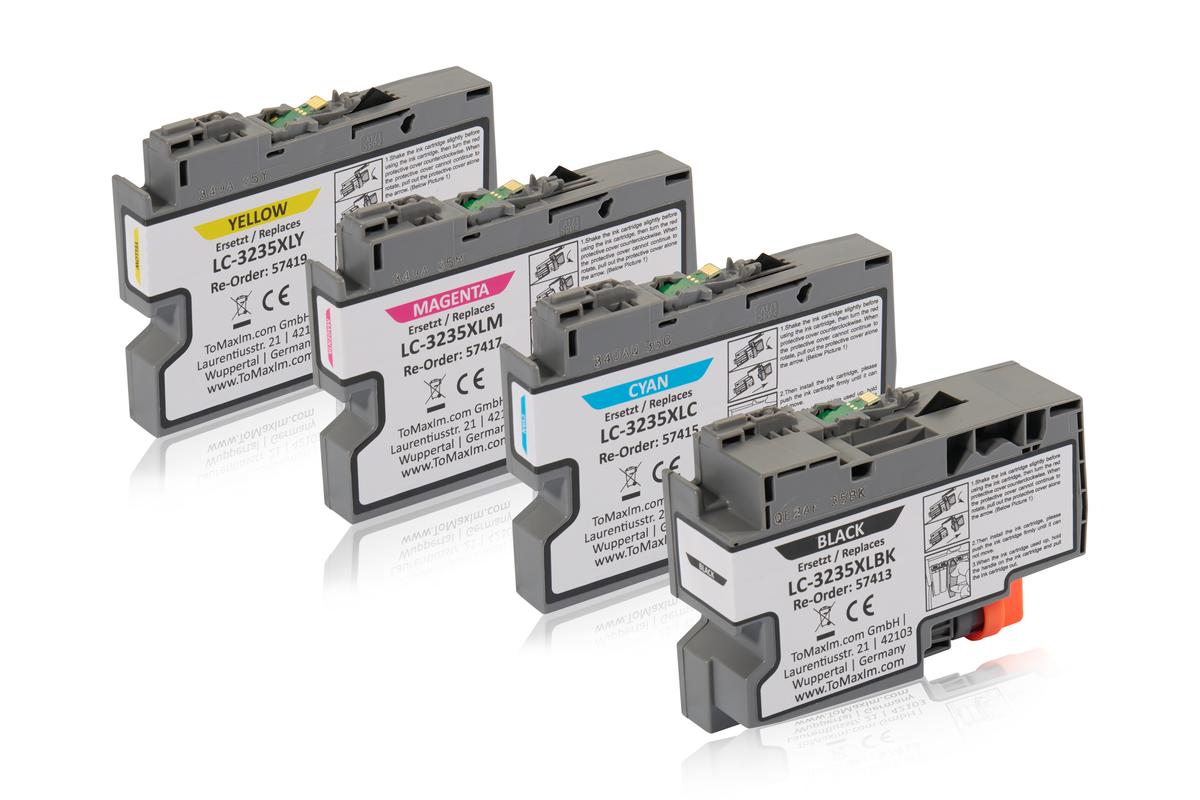 Multipack kompatibel zu Brother LC3235XL enthält 4x Tintenpatrone