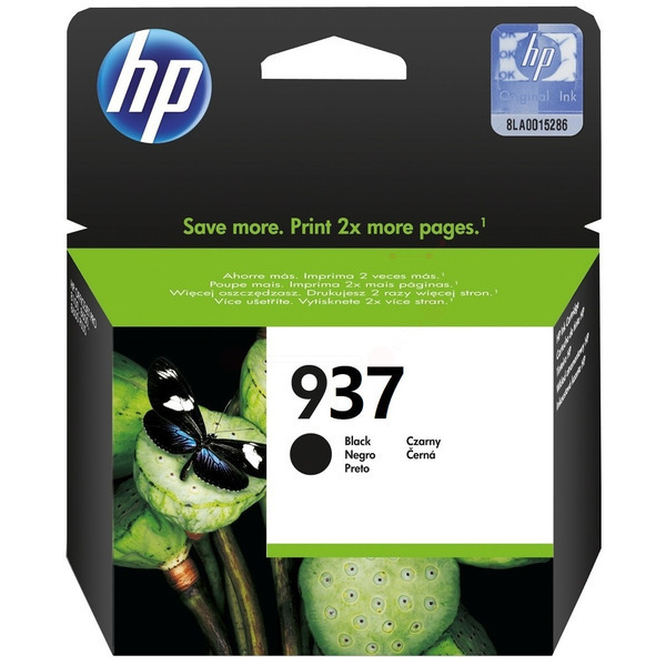 Original HP 4S6W5NE / 937 Druckkopfpatrone schwarz
