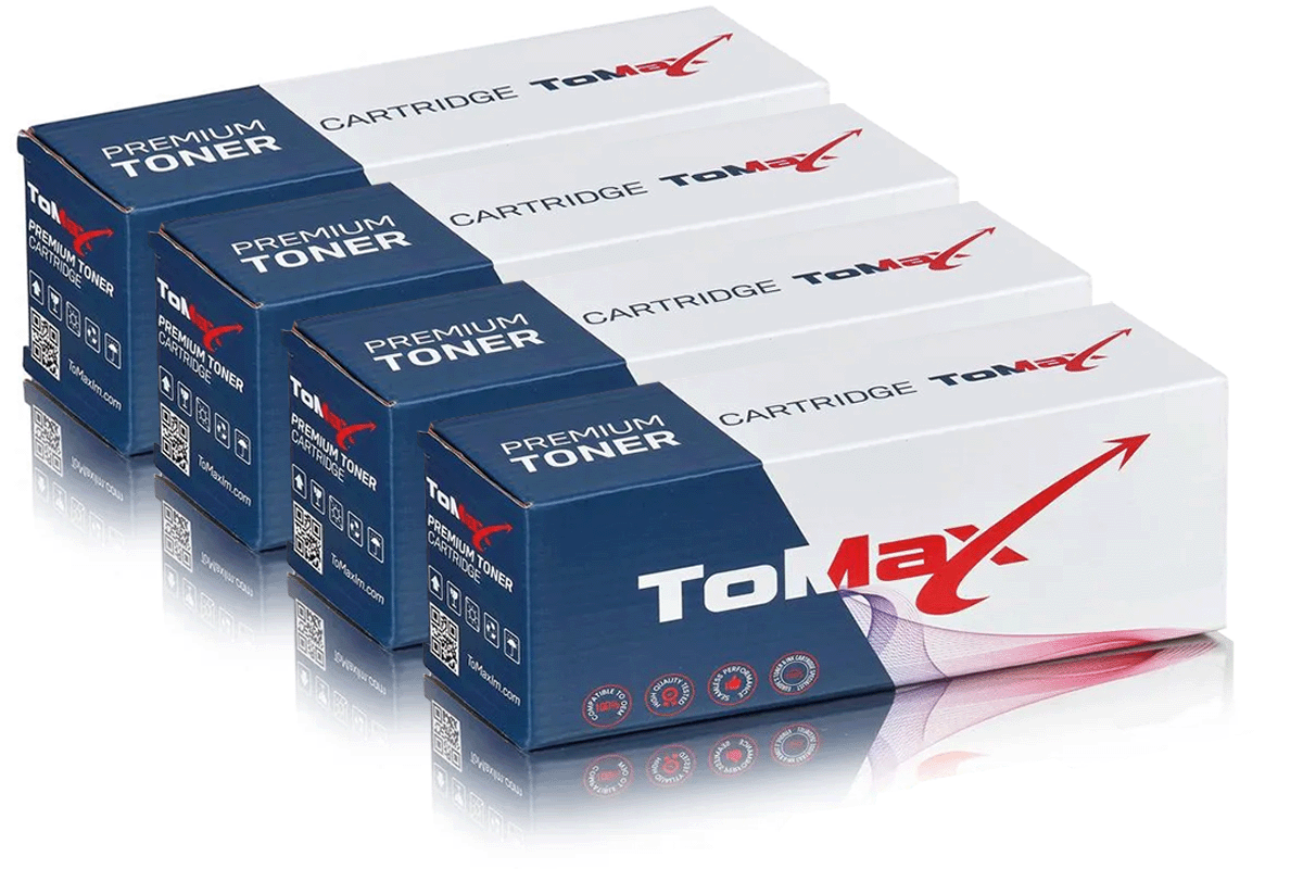 ToMax Multipack ersetzt OKI 46490608 enthält 4x Tonerkartusche