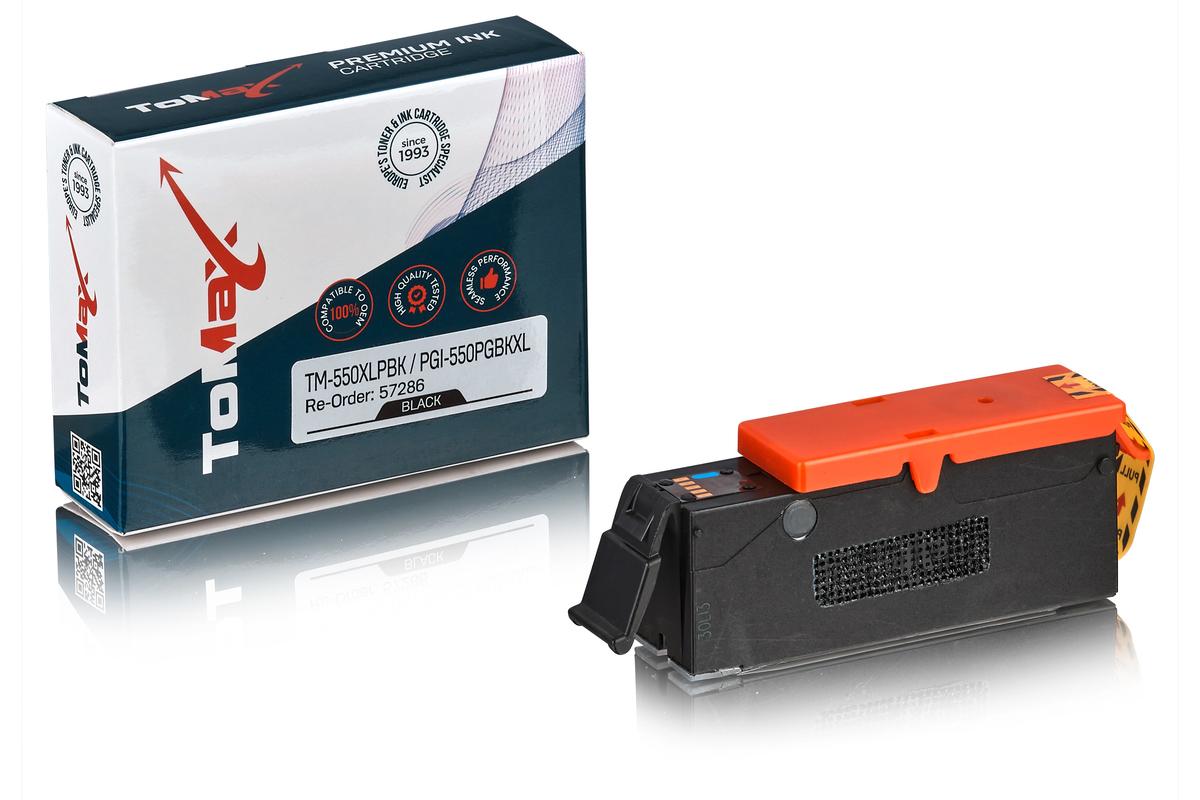 ToMax Premium ersetzt Canon 6431B001 / PGI-550PGBKXL Tintenpatrone, Pigment schwarz
