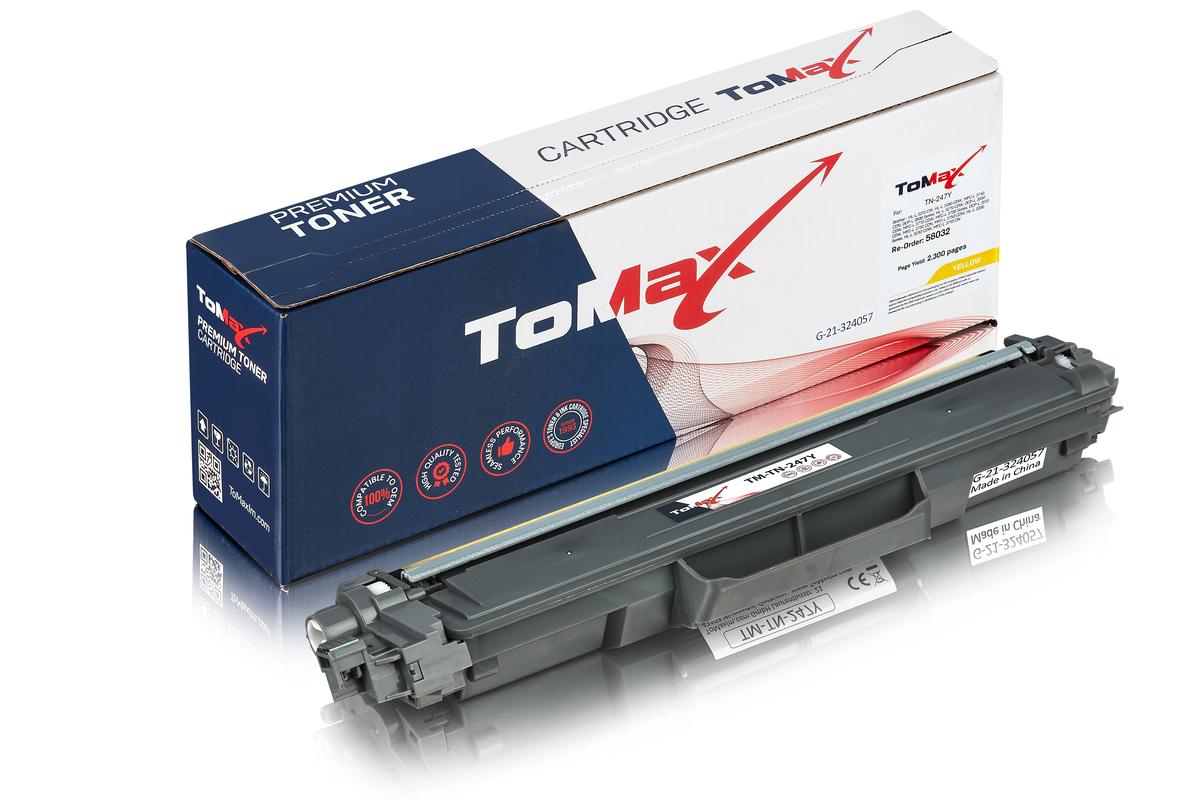 ToMax Premium ersetzt Brother TN-247Y Toner, gelb