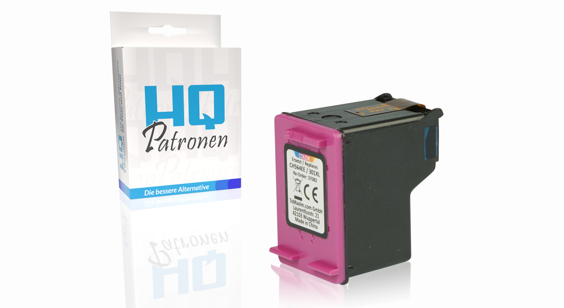Kompatibel zu HP CH564EE / 301XL Druckkopfpatrone, color