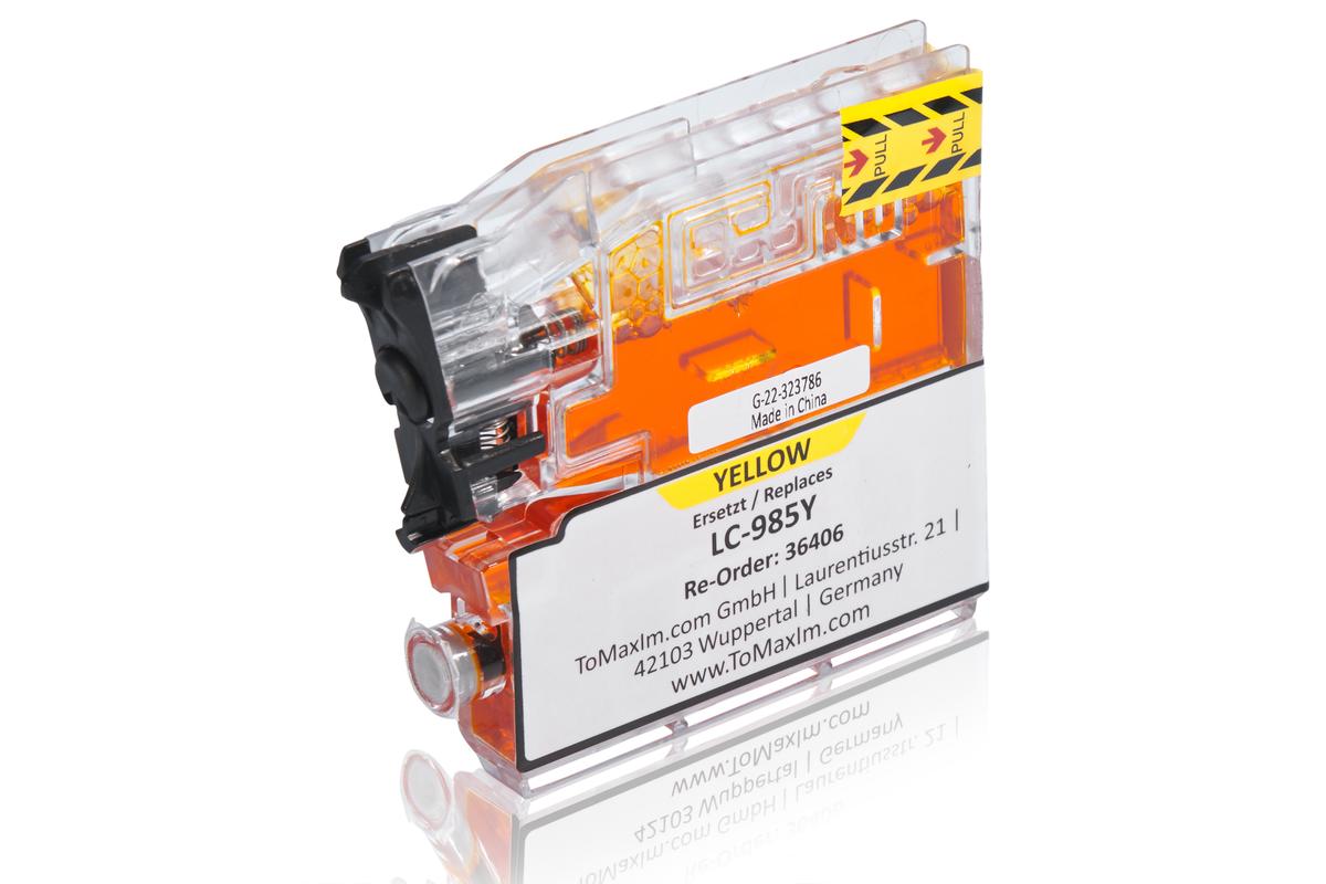 Kompatibel zu Brother LC-985Y Tintenpatrone, gelb