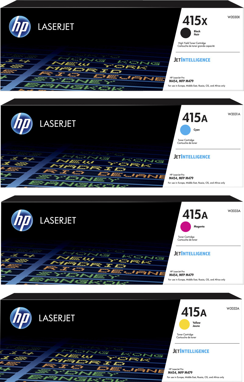 Original HP 415X + 415A Toner Multipack