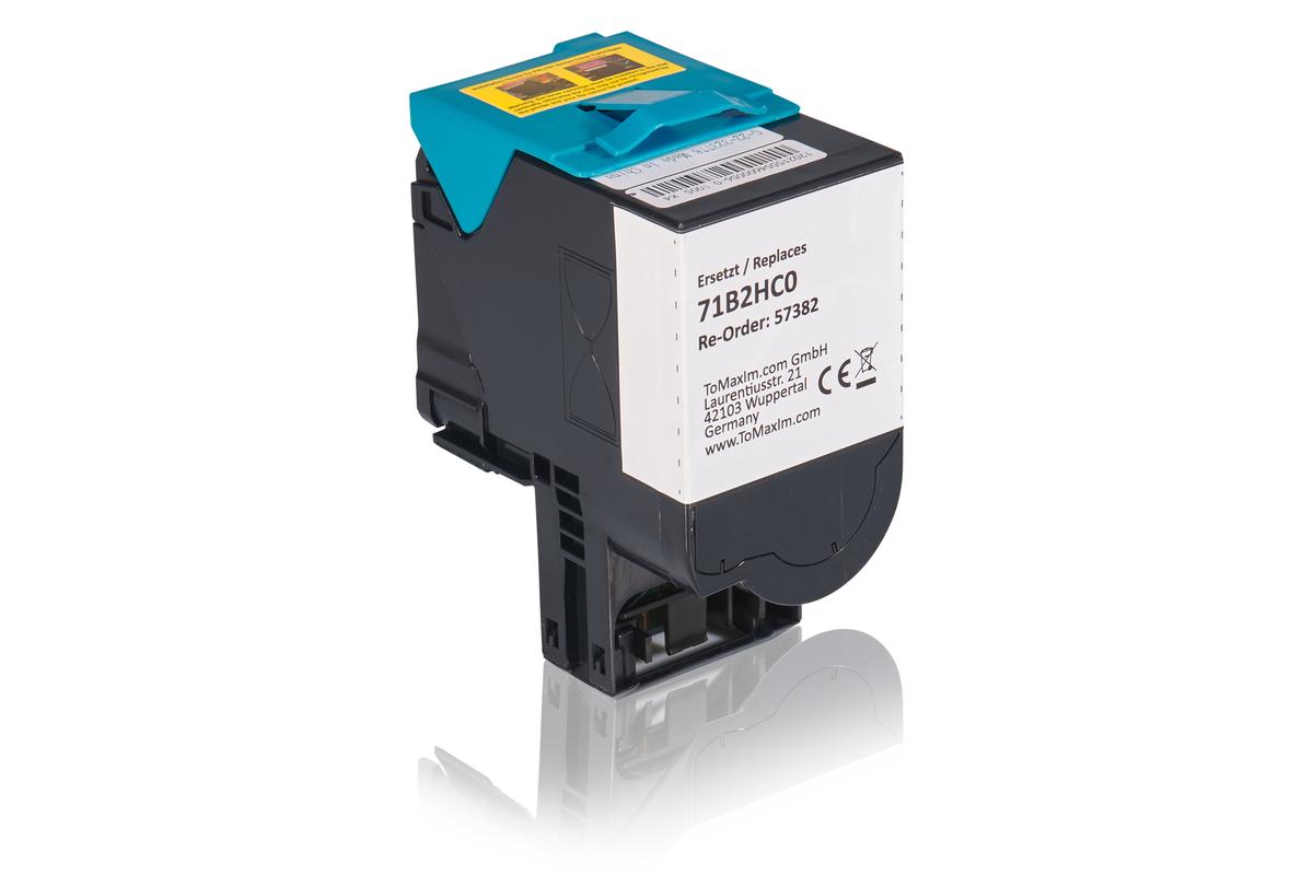 Kompatibel zu Lexmark 71B2HC0 Tonerkartusche, cyan