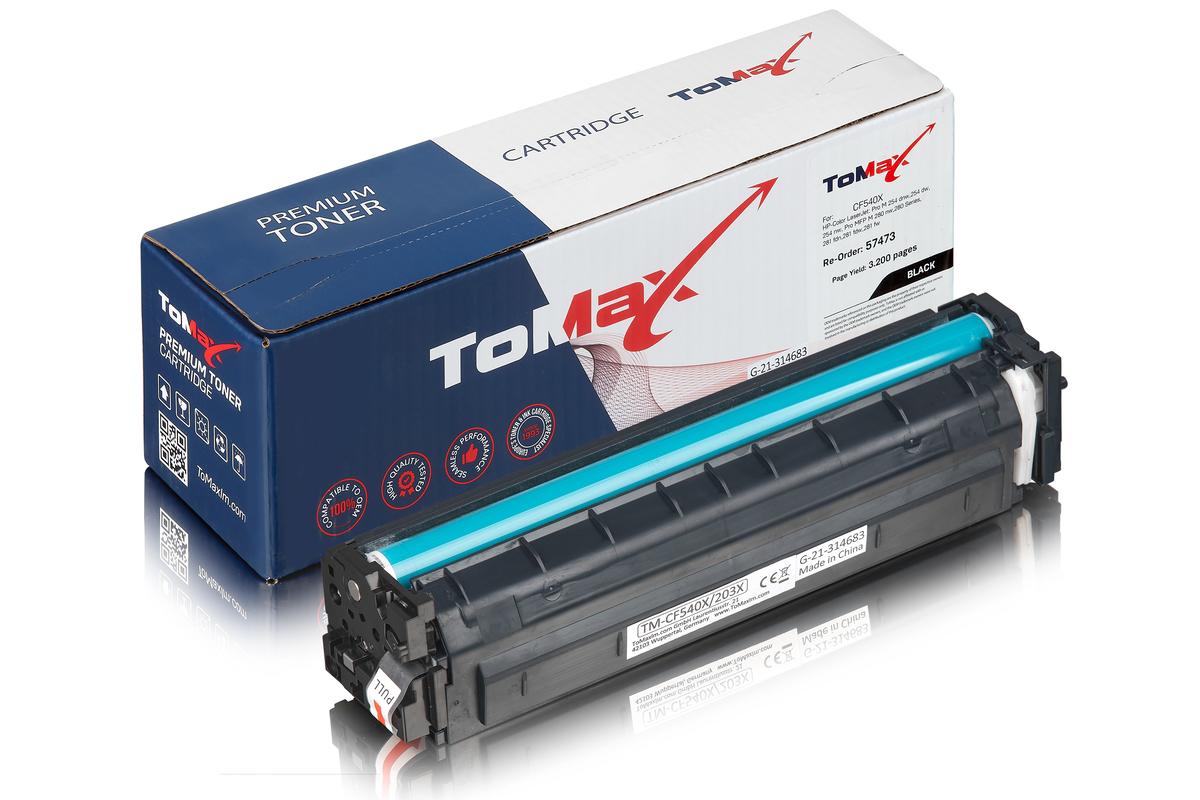 ToMax Premium ersetzt HP CF540X / 203X Toner, schwarz