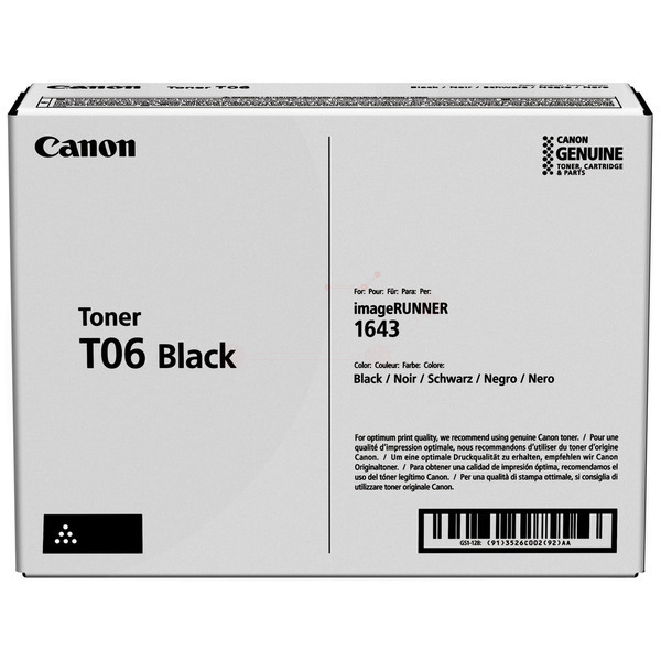 Original Canon 3526C002 / T06 Toner schwarz