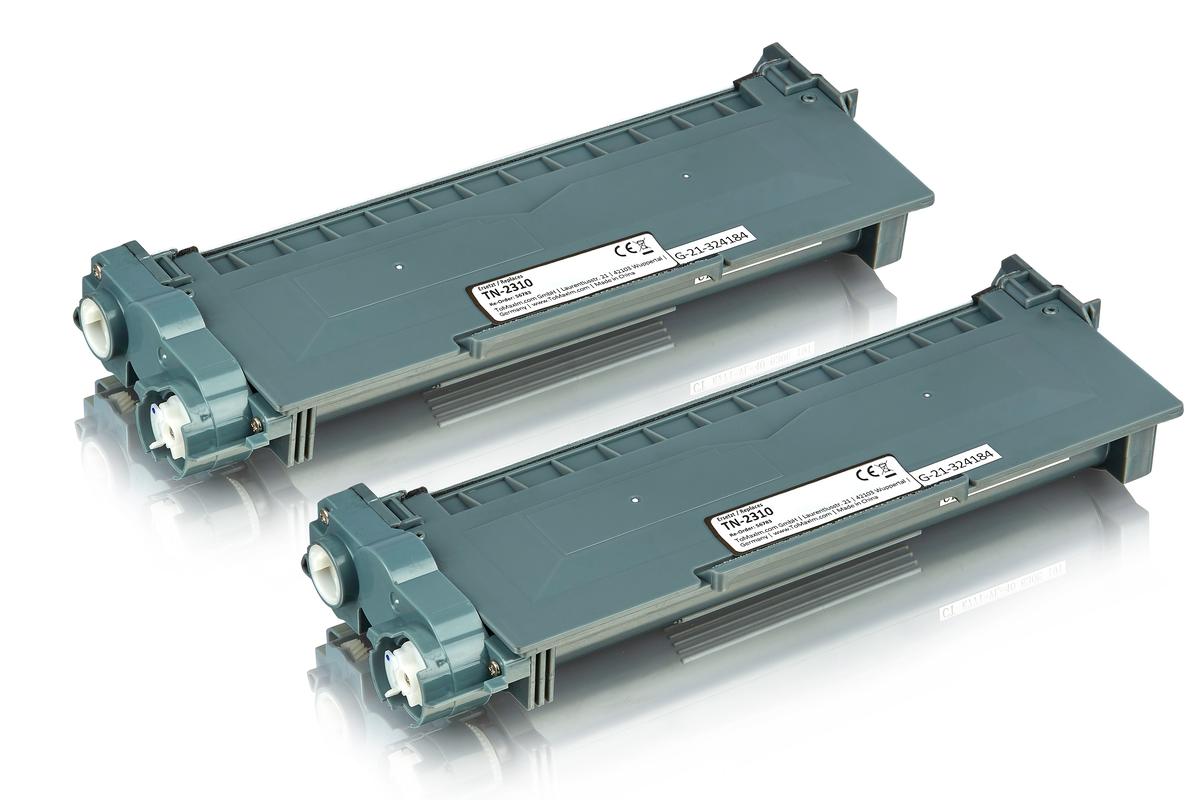 Sparset kompatibel zu Brother TN-2320 XL enthält 2x Tonerkartusche