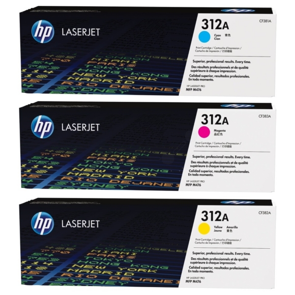 Original HP CF440AM / 312A Toner Multipack